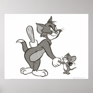 Pôster Aperto de mão enganador de Tom e de Jerry