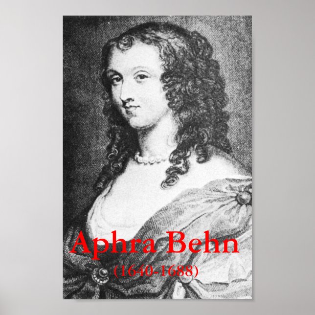 Poster Aphra Behn (Frente)