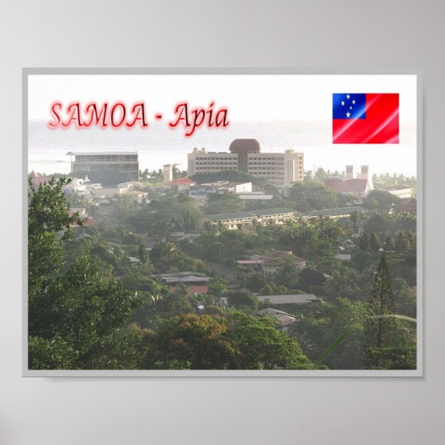 Poster Apia Upolo - Samoa - (Frente)