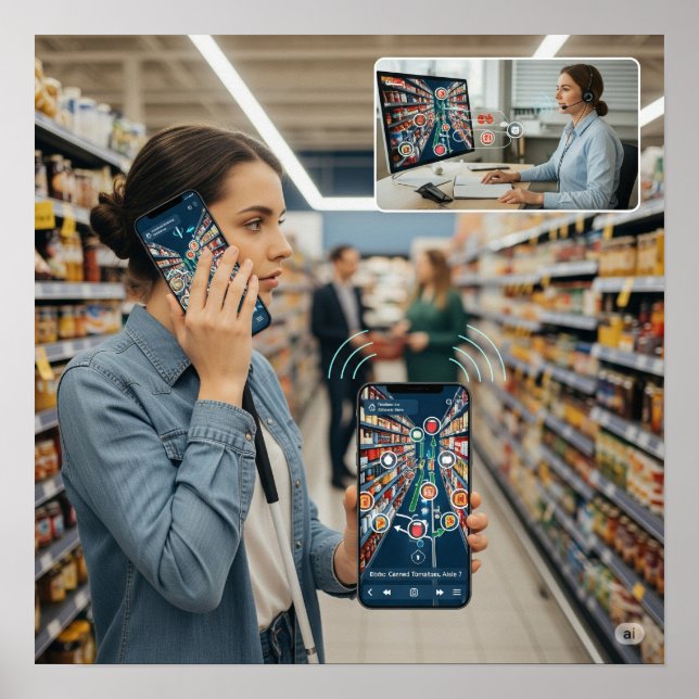 Poster Aplicativo de Navegação Acessível (Frente)