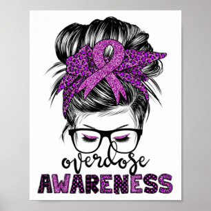Poster Apoiador de Coque de Cabelo Desgrenhado de Consciê