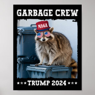 Poster Apoiadores de Trump Garbage Joe Biden Republicano