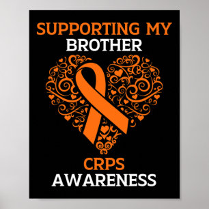 Poster Apoiando Meu Irmão Rsd Crps Consciência Mês Ora