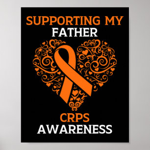Poster Apoiando Meu Pai Rsd Crps Conscientizando Mês Oran