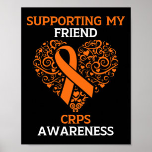 Poster Apoiando o Meu Amigo RSD CRPS Sensibilização Mês O