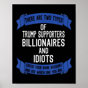 Poster Apoiantes Engraçados Idiotas E Bilionários