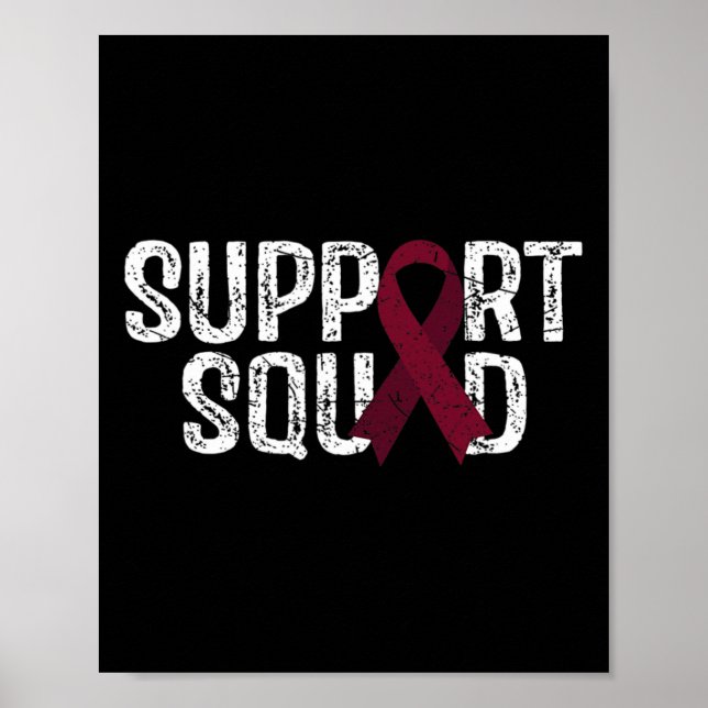 Poster Apoiar a consciencialização do neurismo do cérebro (Frente)