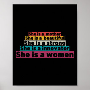 Poster Apoiar os direitos das mulheres