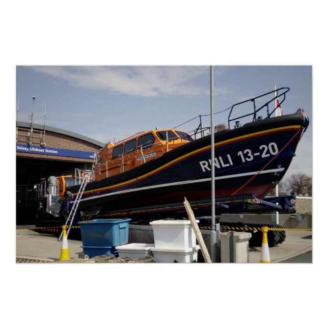 Pôster Apoie a RNLI (Frente)