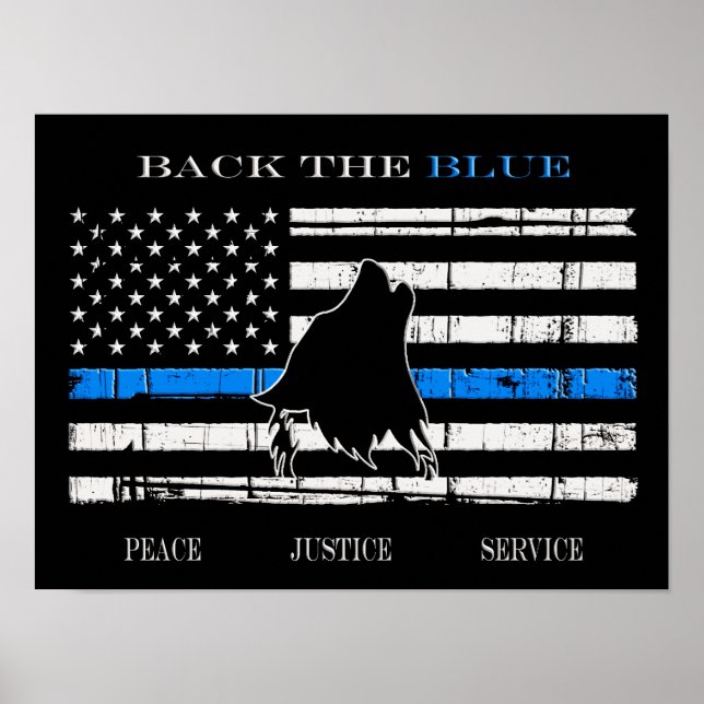 Poster Apoie o Azul (Frente)