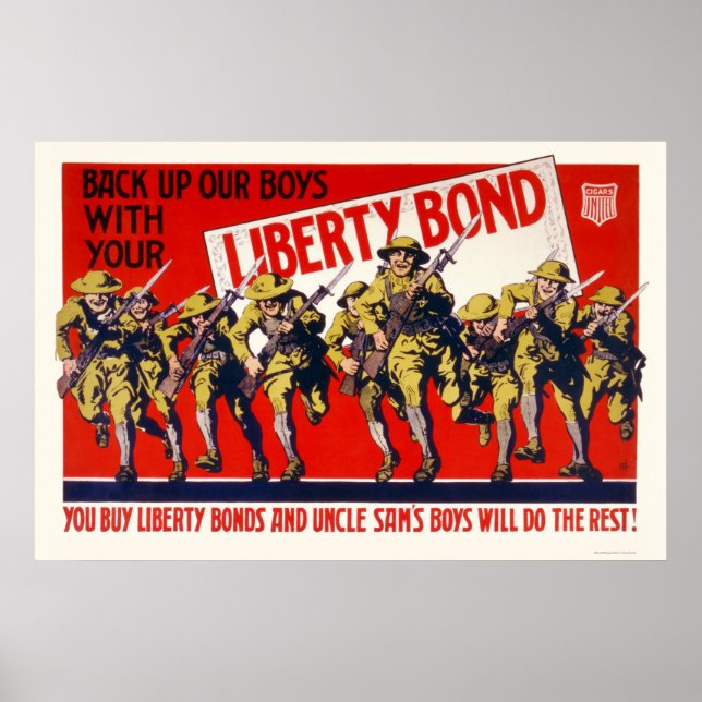 Poster Apoie os nossos rapazes com o teu Bond da Liberdad (Frente)