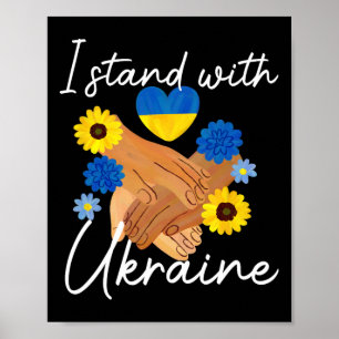 Poster Apoie Paz Unidade Ucrânia Ucrânia Esperança Consci
