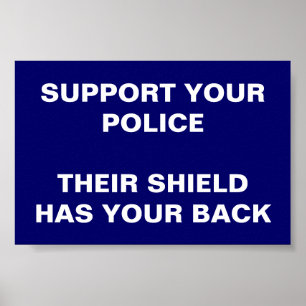POSTER APOIE SUA POLÍCIA