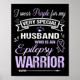 Poster Apoio à Consciência da Epilepsia Husbynor Walk Ru