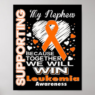 Poster Apoio à Consciência da Leucemia do Meu Sobrinho