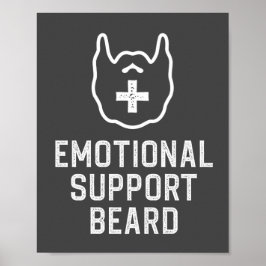 Poster Apoio emocional dos homens engraçadosPosto de pres