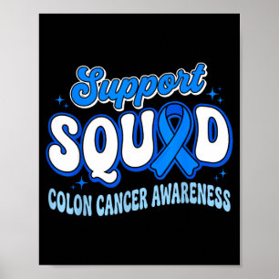 Poster Apoio Esquadra Conscientização do Câncer Colorreta
