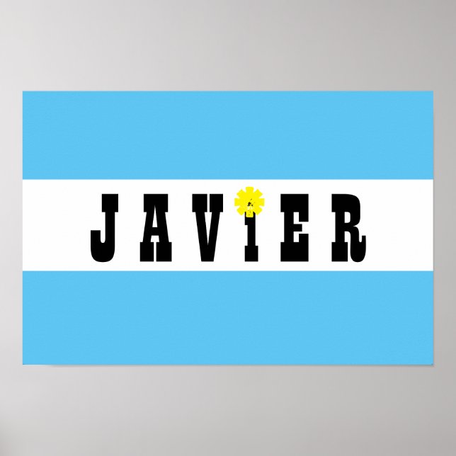 Poster Apoio Javier Milei Presidente da Argentina Sim! (Frente)
