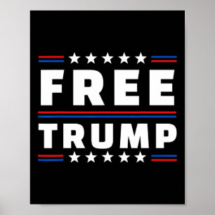Poster Apoio Republicano ao Free Donald Trump