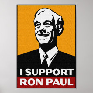 Pôster Apoio RON PAUL 2012 AO PRESIDENTE