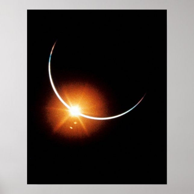 Poster Apollo 12 Vista do Eclipse Solar (Frente)