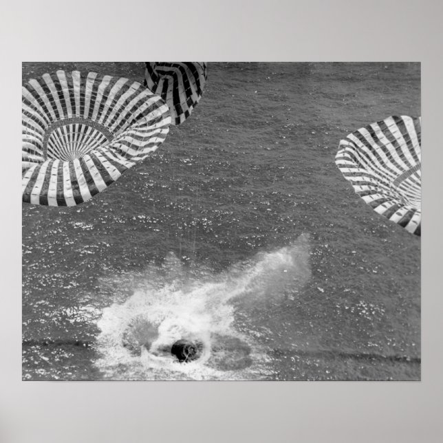 Pôster Apollo 15 Splashdown (Frente)