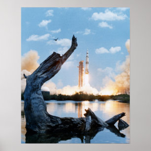 Poster Apollo 16 Launch