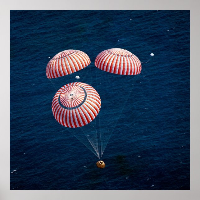 Pôster Apollo 16 Splashdown (Frente)