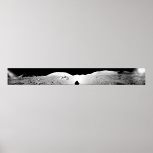 Poster Apollo 17 panorama montado 2