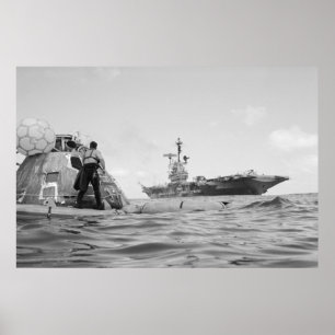 Poster Apollo 17 Splashdown e recuperação
