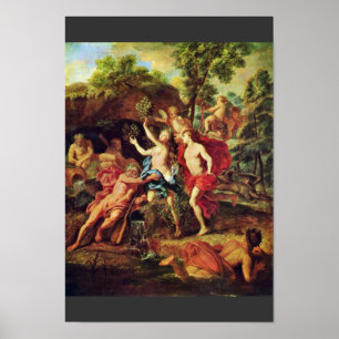 Pôster Apollo e Daphne pelo gabinete Jean-Baptiste Van (o