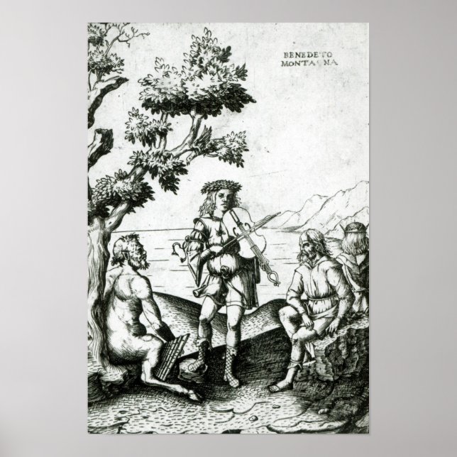 Pôster Apollo e Pan (Frente)