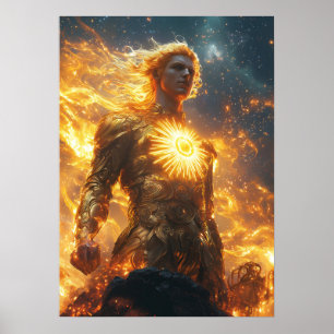 Poster Apolo, Deus do Sol - Portador da Luz