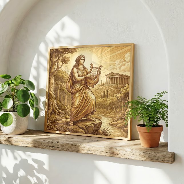 Poster Apolo Mitologia Grega (Criador carregado)