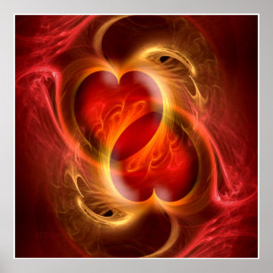 Pôster Apophysis Fractal Heart by Heart + your ideas