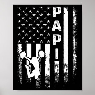 Poster Aporreadora Grito Papi Bandeira da América Vintage