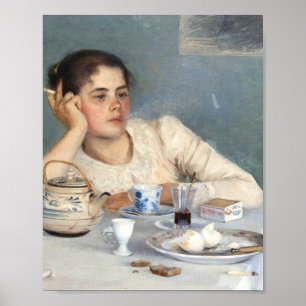 Poster Após O Café Da Manhã (1890) Por Elin Kleopatra 
