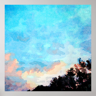 Poster Após Tempestade Summer Sunset Sky