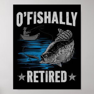 Poster Aposentadoria 2025 Pescaria Pescador O-peixe-almen