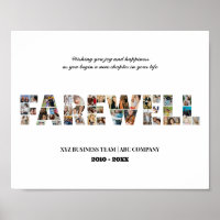 Aposentadoria de Colagem de Fotos Personalizada do