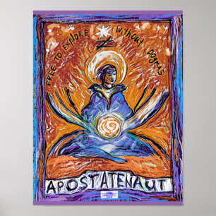 Poster Apostatenaut - explorar sem dogmas