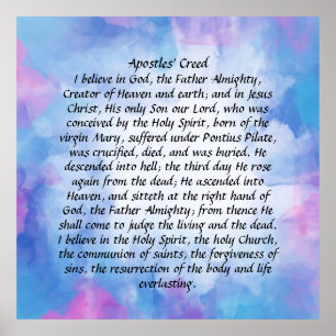 Poster Apostles' Creed