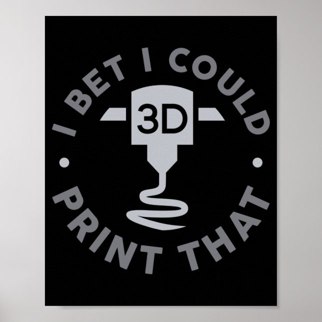 Poster Aposto Que Posso Imprimir Isso (Frente)