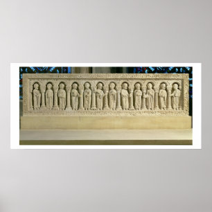 Poster Apóstolos sob arcadas, alivio cinzelado, c.1150