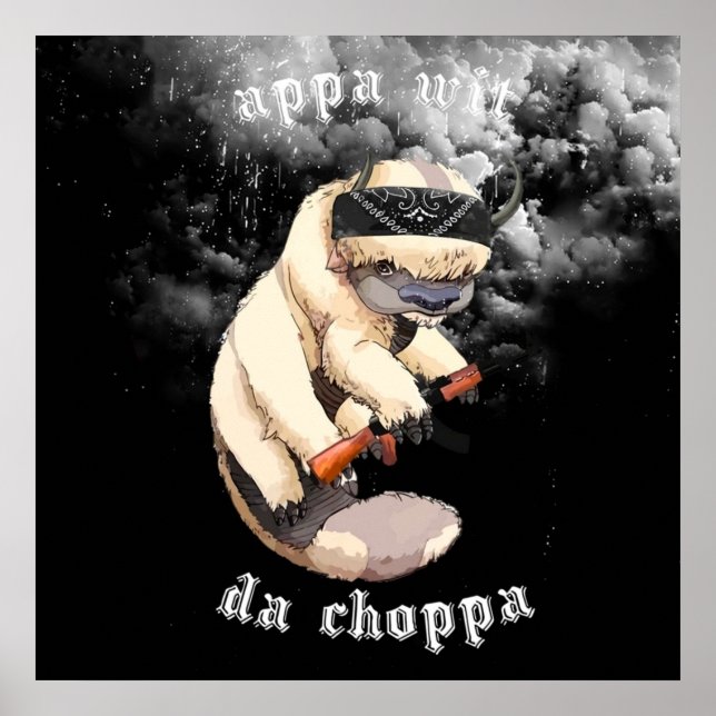 Poster appa do choppa (Frente)