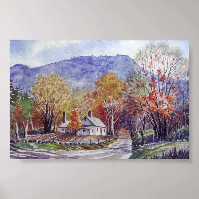 Poster Appalachian Blue Colinas (Frente)