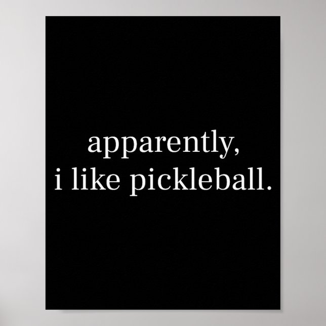 Poster Apparently I Like Ckleball For Men Women Cool Ckle (Frente)