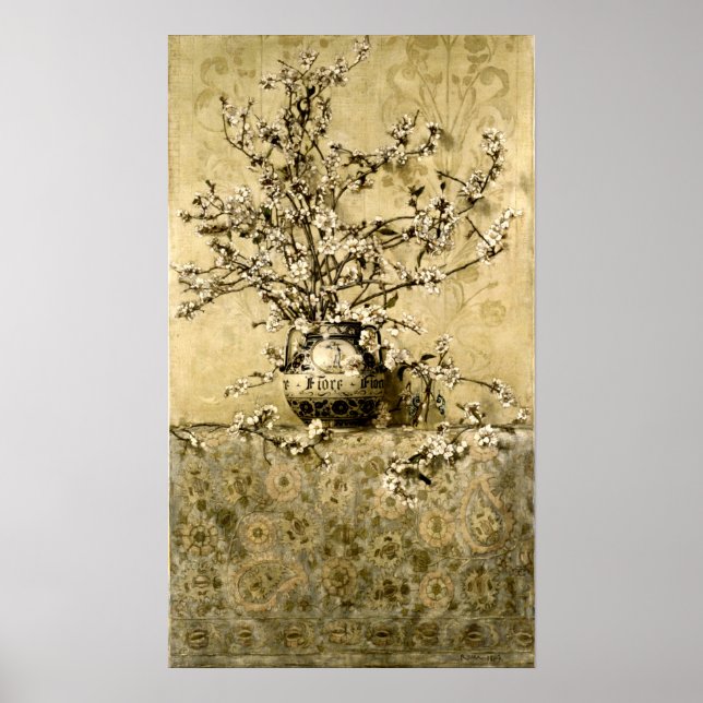 Poster Apple Blossoms de Charles Caryl Coleman (Frente)