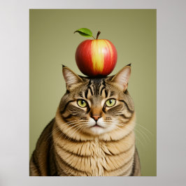 Poster Apple Cat