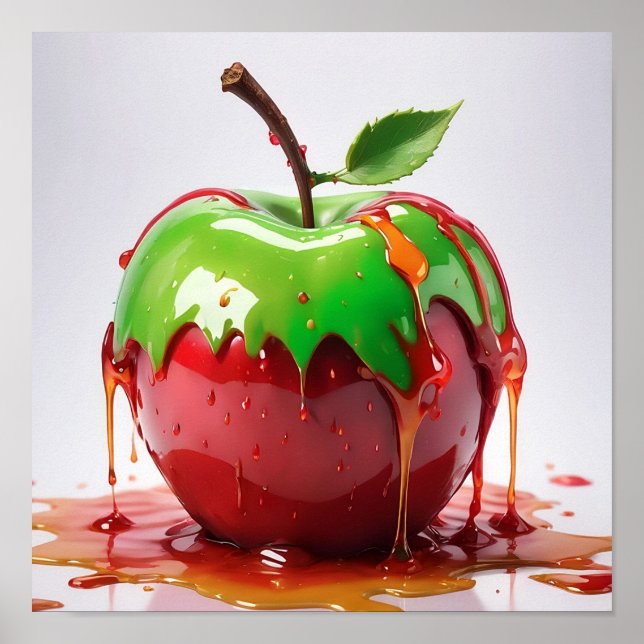 Poster Apple Digital Art (Frente)